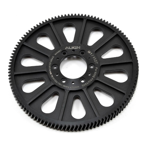 [���ܼ�] H60G001XXW [Align] T-Rex550E/600 PRO CNC Slant Thread Main Drive Gear/112T