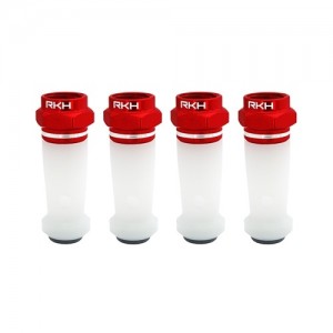 CNC AL and Delrin Leg Set (Red) - Blade 200 QX 