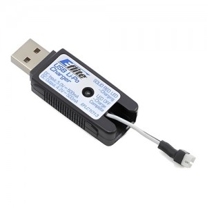 1S USB Li-Po Charger, 500mAh High Current UMX 
