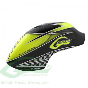 Canomod Airbrush Canopy SAB Yellow/Carbon - Goblin 570 [H9038-S] 