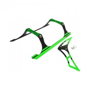 CNC Landing Gear and Tail Fin Combo (Black-Green) - Blade 230 S �ɼ� 