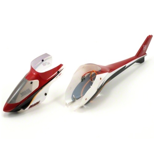 [���ܼ�] EFLH2427 Blade Complete Canopy w/Installed LEDs (Red) (mCX2)