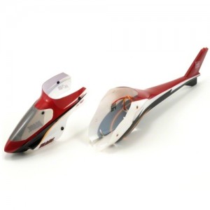 Blade Complete Canopy w/Installed LEDs (Red) (mCX2) 