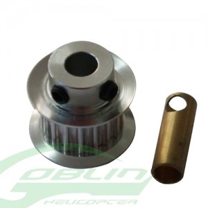 Aluminum Motor Pulley Z18 - Goblin 500/570 [H0215-18-S] 