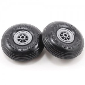 [DUBRO] 45mm �淮 �� Ÿ�̾� Treaded Lightweight Wheel 1-3/4
