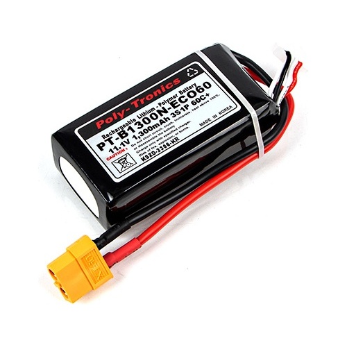 [���ܼ�] PT-3180 PT-B1300N-ECO60 (11.1V, 3S1P, 60C /XT60) ��Ƭ ������ ���͸�