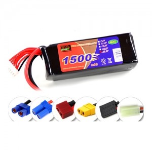[EP Power] 22.2V 1500mah 40C �������͸� (�輱�� ����) GOBLIN 380, Blade 360 CFX ��
