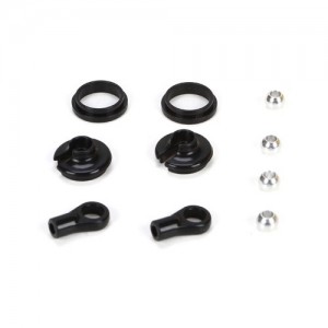 Shock Retainer, Ball and Cap Set: Kemora, Kalahari(1/14 Mini Desert Truck) 