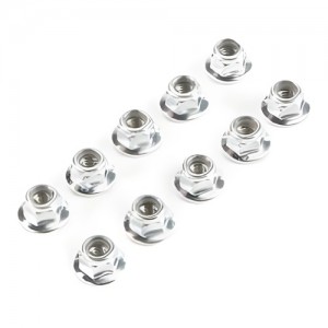 Lock Nut, Flanged M5x0.8 Serrated (10) 