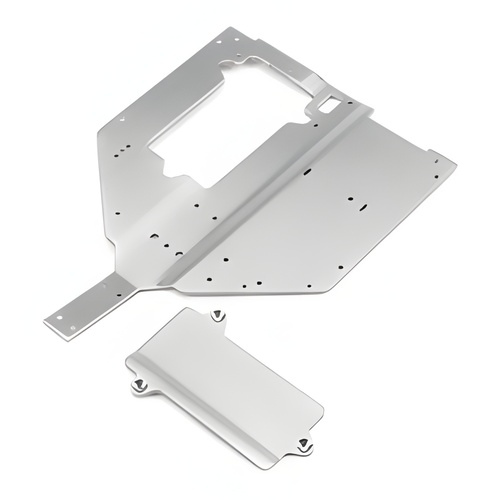 [���ܼ�] LOS231010 Chassis + Plate Motor Cover Plate: Baja Rey
