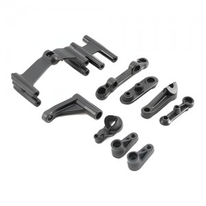 Servo Mount, Steering Servo Set Plastic: Baja Rey 