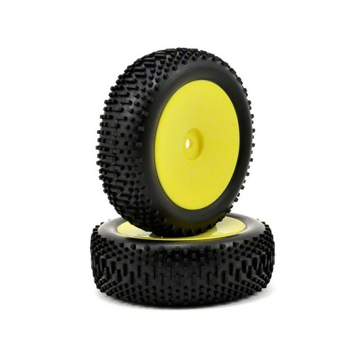 [���ܼ�] LOSB1889 Team Losi Mini King Pin Pre-Mounted Tire Set (2) (Mini 8IGHT)