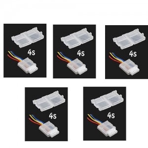 ���� ���͸� �߶��� ��ȣĸ  5������ (4����) 4S AB Clip Buckle / Charger Wire protector