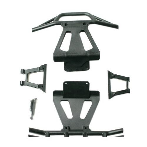 [���ܼ�] LOSB2401 Front/Rear Bumpers + Braces: LST/2, XXL/2