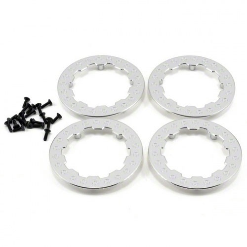 [���ܼ�] LOSB7019 [LOSB7019] TEN-SCTE Beadlock Ring Set w/Screws - Chrome (4)