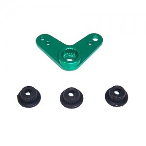 23T, 24T, 25T �˷�̴� �ޱ��� ���� �� (���) Green Aluminum Right-angled Servo Arm