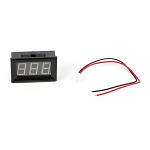 [WJD] ������ ����ǥ�� LED ���� (�ִ� 100V ����/1 Way/Buzzer) Digital Voltmeter, ����� ���� �Է� ���� �ִ� 100V