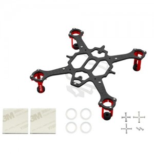 [Rakonheli] CNC AL and CF Upgrade Kit 02 (Red) - Blade Nano QX2 �ɼ� 