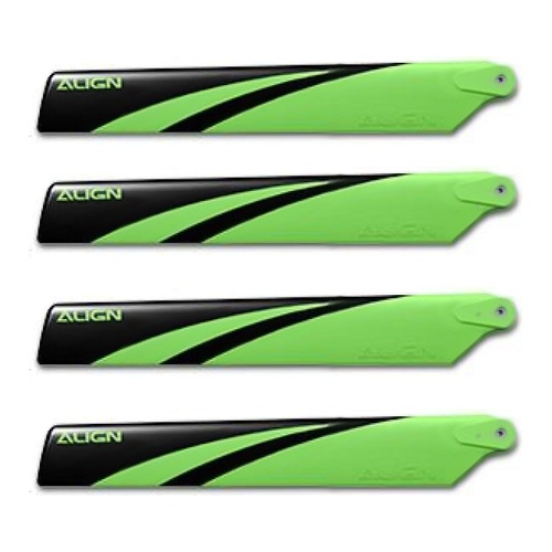 [���ܼ�] HD123CBT [Align] T-Rex150 120 Main Blades - Green(for Hard 3D)