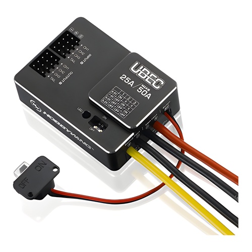 [���ܼ�] 30606000 [HobbyWing] U-BEC 25A ���ַ����� (3S~18S/HV) - �ִ� 50A ���뷮 BEC