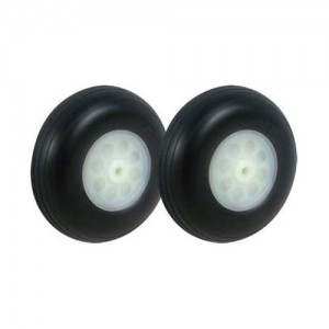 [HY] 70mm (2.75inch) Treaded Rubber Wheels 2pcs -���� ���� 