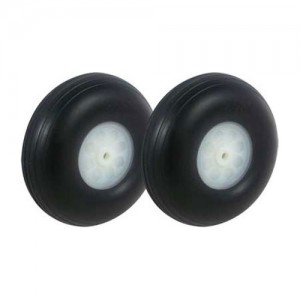 [HY] 83mm (3.25inch) Treaded Rubber Wheels 2pcs -���� ���� 