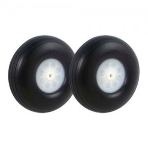 [HY] 95mm (3.75inch) Treaded Rubber Wheels 2pcs -���� ���� 
