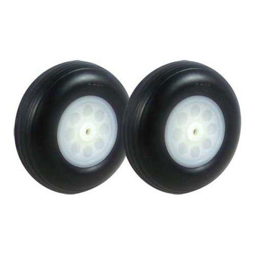 [���ܼ�] HZ5450 [HY] 114mm (4.5inch) Treaded Rubber Wheels 2pcs -���� ����