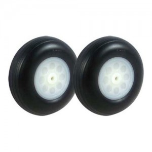 [HY] 114mm (4.5inch) Treaded Rubber Wheels 2pcs -���� ���� 