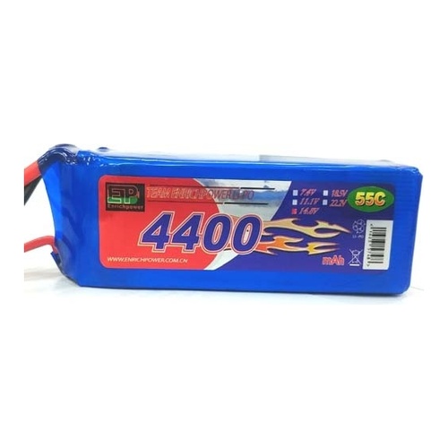 [���ܼ�] 4400-4S-55C [EP POWER] 14.8V 4400mAh 55C ��Ƭ������ ���͸� (EC3��)