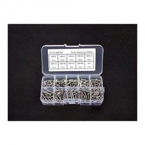 [TR] M3 ���� ���� + ��Ʈ ��Ʈ (�����η���, 340����) M3 Hexa Screw Bolt/Nut Set(Stainless Steel/340 pcs)