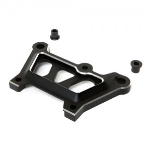 [TEAM LOSI] Front Top Plate, Black, Aluminum: DBXL-E 