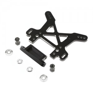 [TEAM LOSI] Shock Tower, Front, Black, Aluminum: DBXL, MTXL 