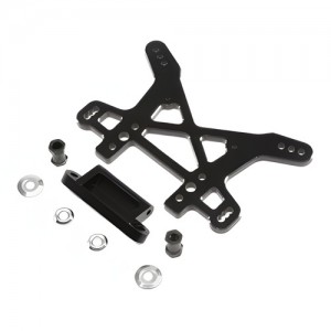 [TEAM LOSI] Shock Tower, Rear, Black, Aluminum: DBXL, DBXL-E, MTXL 