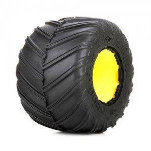 [TEAM LOSI] Monster Claw Tire L/R w/insert (2) 