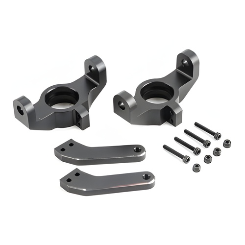[���ܼ�] LOS254032 [TEAM LOSI] Front Spindle Set, Black Aluminum:  Monster Truck XL/Desert Buggy XL  �ɼ�