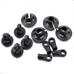 [TEAM LOSI] Losi Desert Buggy XL Shock Spring Cup, Clip & Shock End Set (2)  