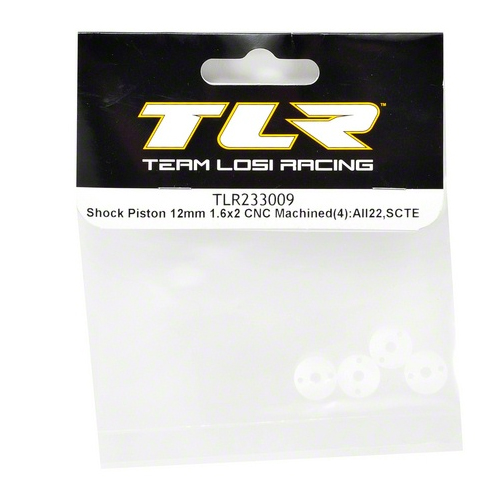 [���ܼ�] TLR233009 [TLR Racing] Team Losi Racing 12mm CNC Machined Shock Piston (4) (1.6x2)