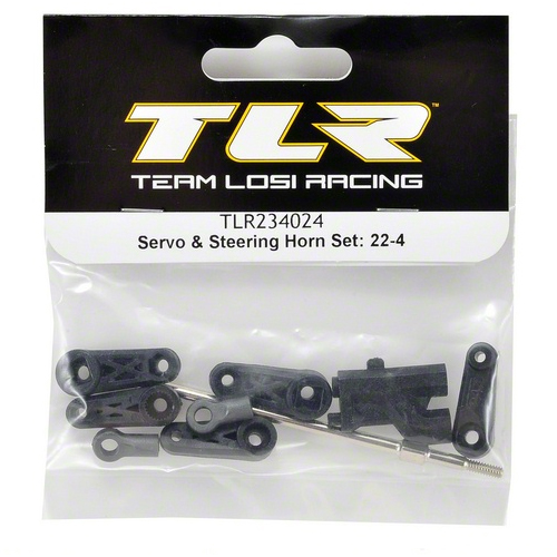 [���ܼ�] TLR234024 [TLR Racing] Team Losi Racing 22-4 Servo Mount & Steering Horn Set