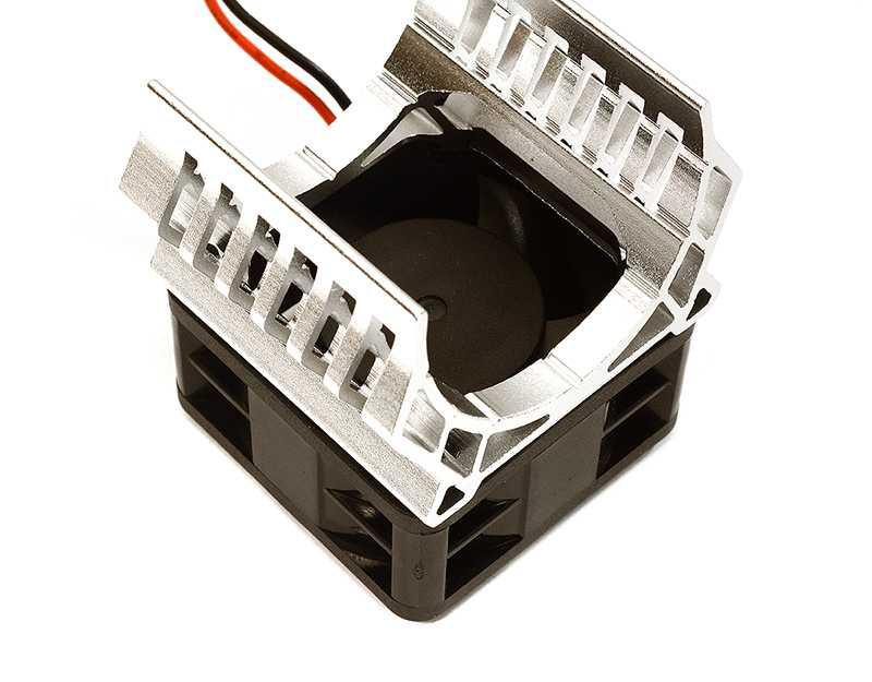 [���ܼ�] C28599SILVER [INTEGY] 36mm Motor Heatsink 40x40mm Cooling Fan 16k rpm for 1/10 TR-MT10E & TRX-4 C28599SILVER