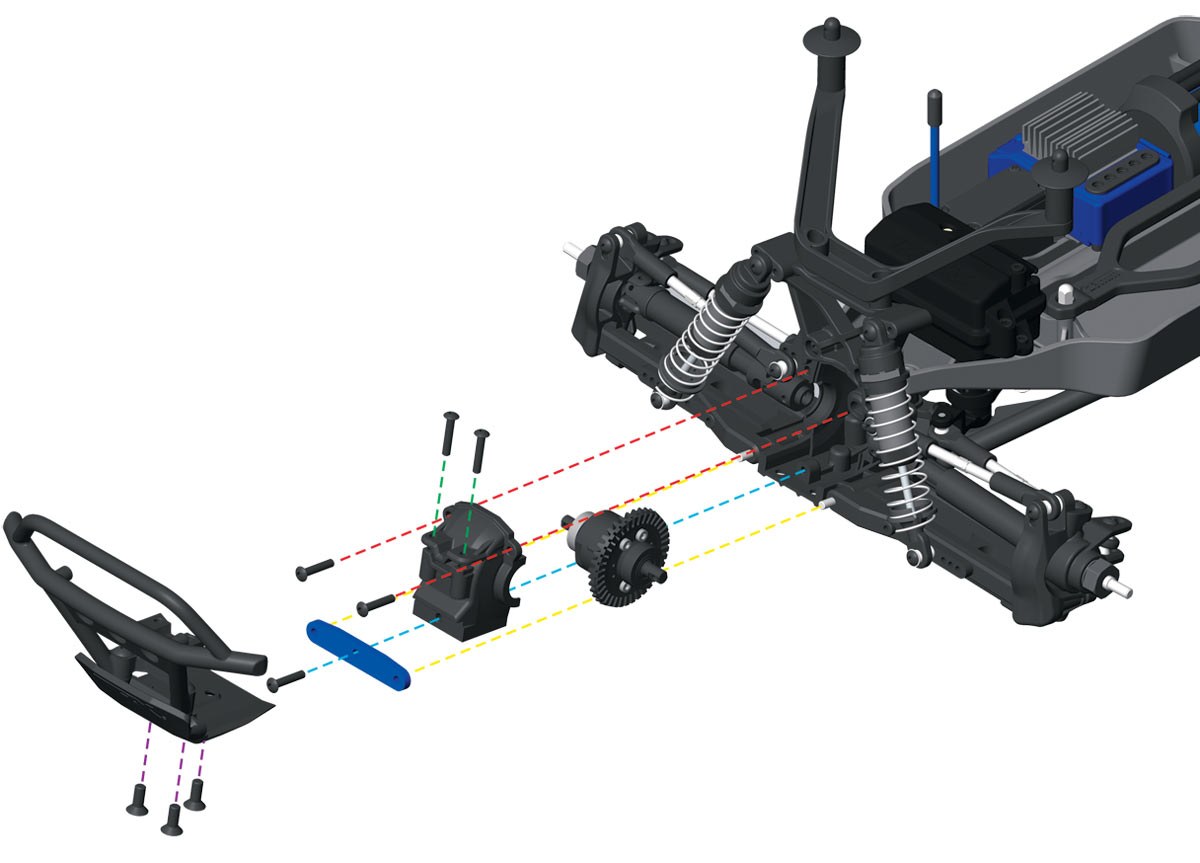 [���ܼ�]  [Traxxas] CB67086-4 ���� Ʈ�� �����ǵ� 4�� Stampede 4x4 1/10 w/2.4G (���͸� ������)