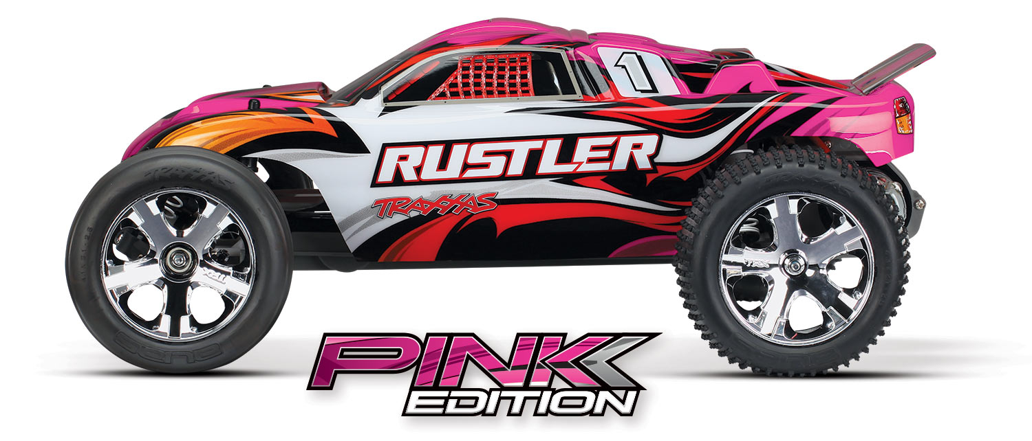 [���ܼ�] CB37054-1p [Traxxas] ������ 2�� �귯�õ� TRAXXAS 1/10 Rustler Pink Edition CB37054-1
