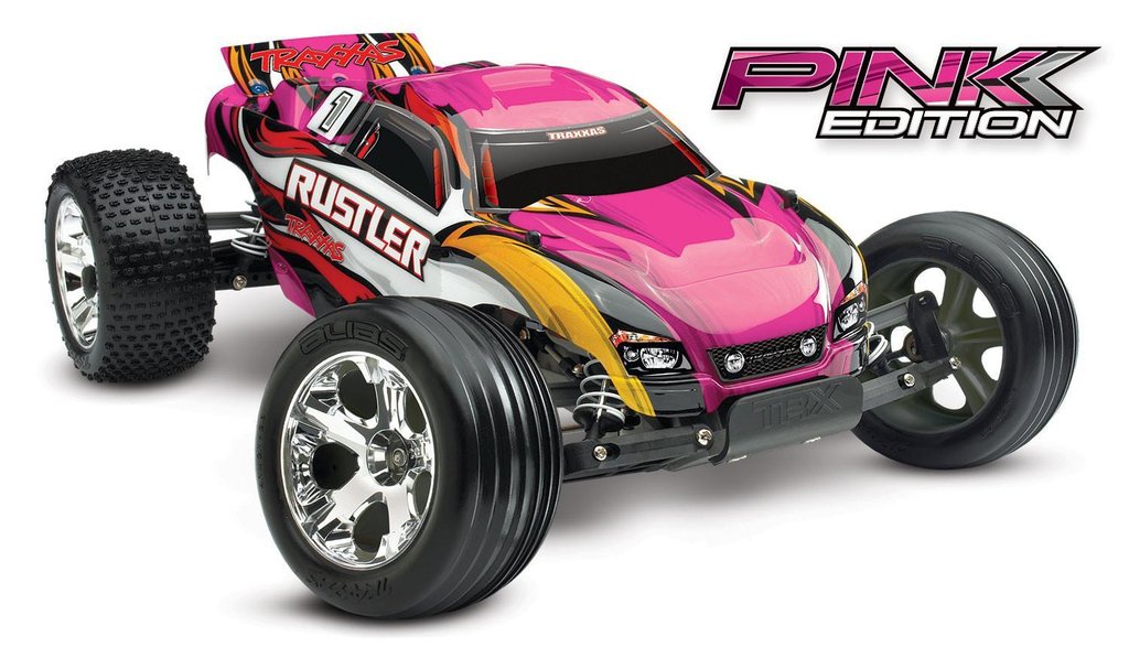 [���ܼ�] CB37054-1p [Traxxas] ������ 2�� �귯�õ� TRAXXAS 1/10 Rustler Pink Edition CB37054-1