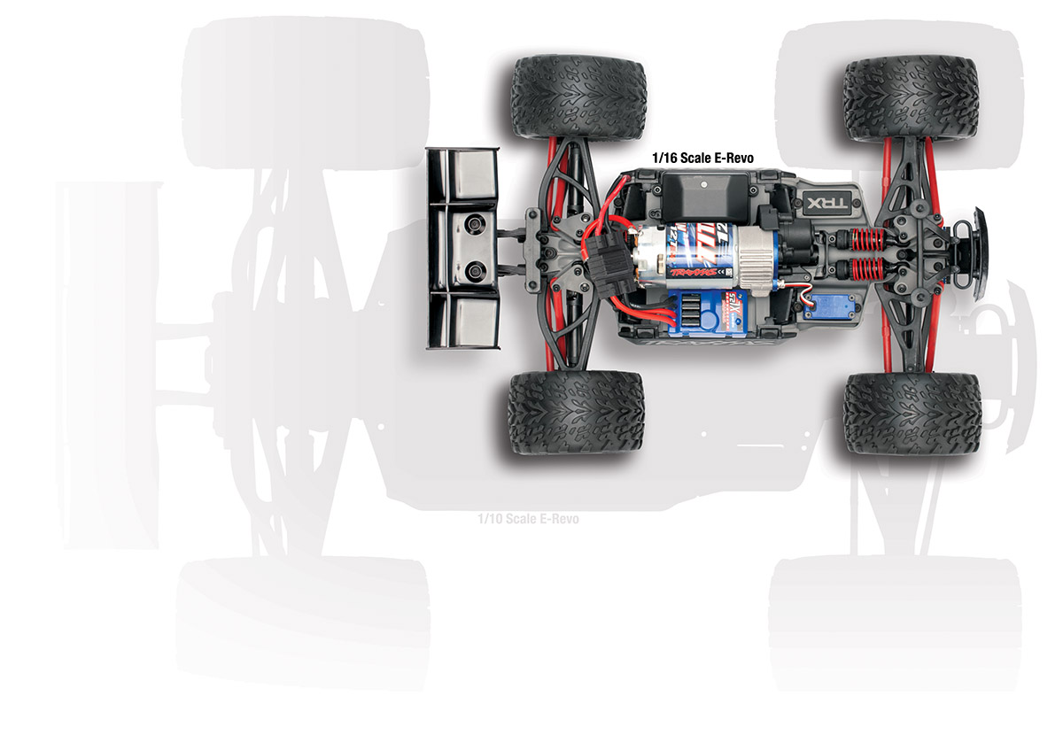 [���ܼ�] CB71054-1 [Traxxas] �̴� �̷��� �귯�õ� 1/16 E-REVO