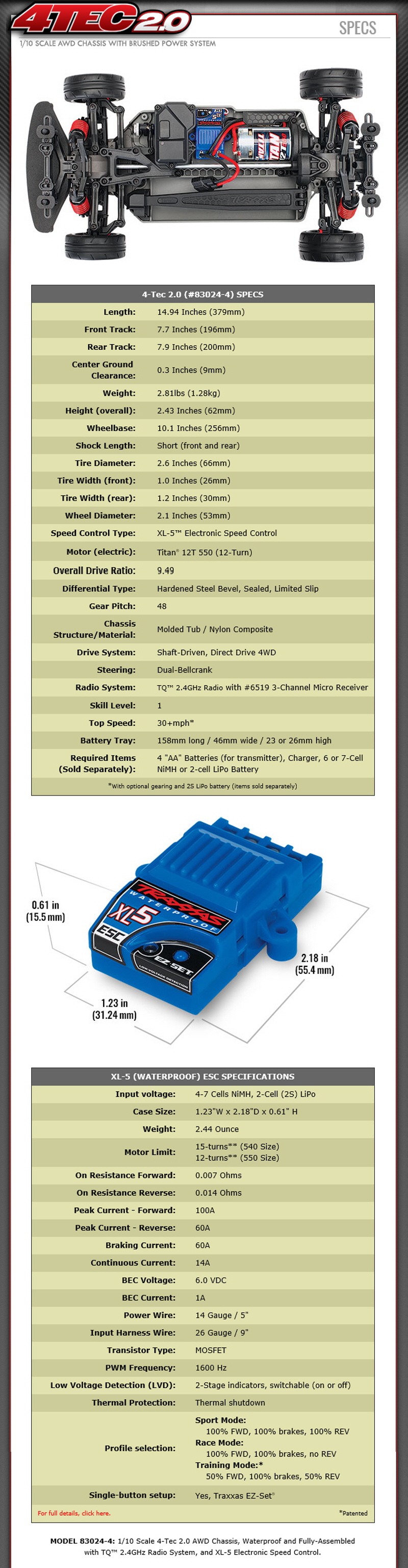 [���ܼ�] CB83044-4 BLUEX [Traxxas] ������� 4-Tech 2.0 XL-5 FORD MUSTANG ���� �ӽ��� (BLUEX)