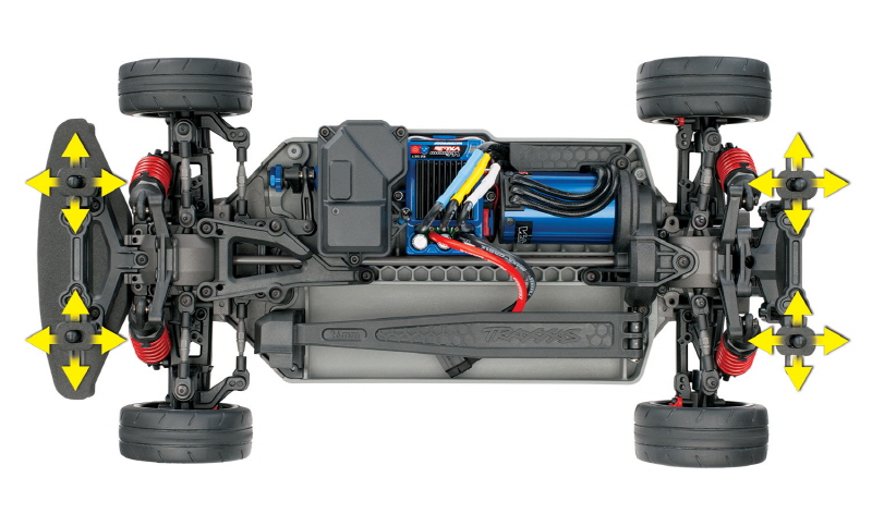 [���ܼ�] CB83076-4 [Traxxas] ������� 110KM/H �귯������ 4-Tech 2.0 VXL-3s, TSM (�ٵ� ����)