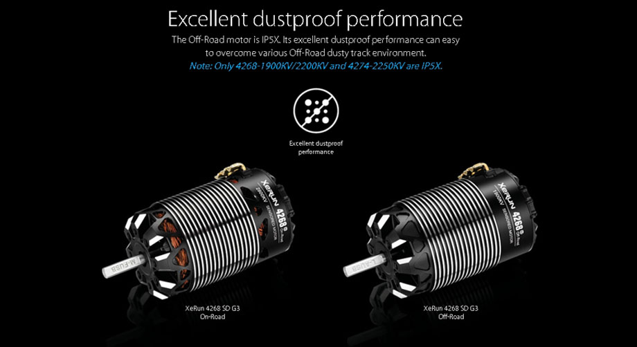 [���ܼ�] 30401907 [HOBBYWING] XERUN 4268 SD G3 ������Ÿ�Ը���(2200KV) - 1/8�� �귯���������� (����)
