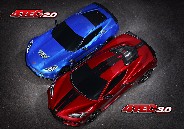 [���ܼ�] CB93054-4 Black [Traxxas] 4-TEC 3.0 C8 ������ �ݺ� ���÷��� (����)