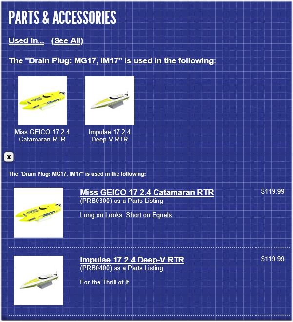 [���ܼ�] PRB0313 [PROBOAT] Propeller(Pro Boat Impulse 17,Pro Boat Miss GEICO 17)