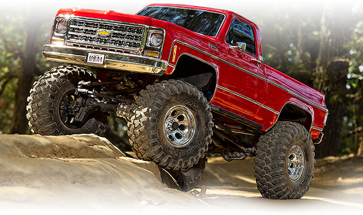 [���ܼ�] CB92056-4 Red [Traxxas] 1/10 TRX-4 Scale and Trail Crawler with 1979 Chevrolet K10 Truck Body Red
